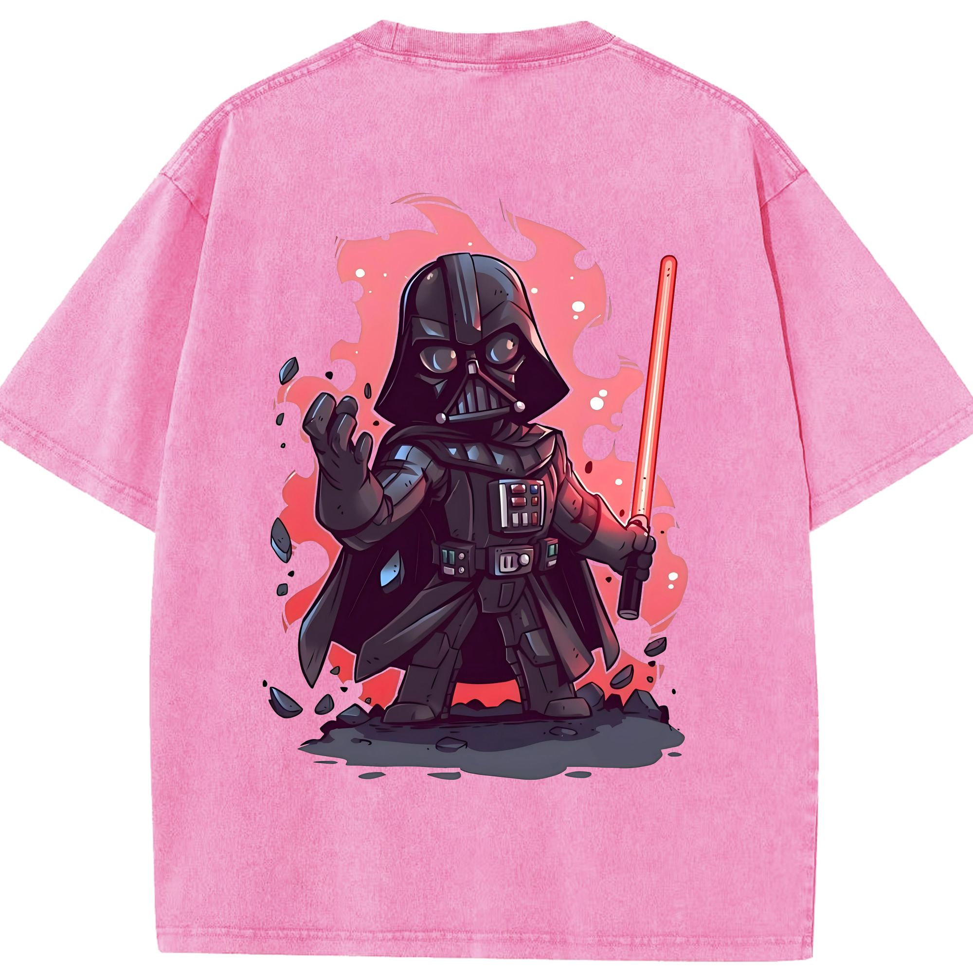 （画像用） スター・ウォーズ Star Wars 綿100% ヴィンテージ風 半袖Tシャツ（背面プリント）